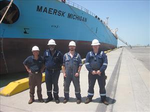 Meet the AMO crew of the Maersk Michigan